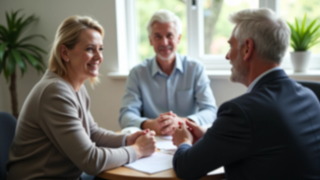Retirement coaching session showing collaborative discussion and support